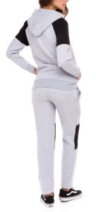 Ensemble de survêtement chaud et doux pour femmes, survêtement d'athlétisme, vêtements d'extérieur décontractés d'hiver - Product Image 2