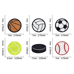 Patch brodé personnalisé de haute qualité avec logo d'usine, thermocollant, en tissu, motif cœur ou fleur, en feutre, pour vêtements, transfert thermique, DIY - Product Image 3