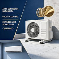 Climatiseur split mural R32 Inverter, refroidissement uniquement, 9000 BTU, unité à économie d'énergie pour chambre et studio