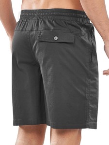Mens Casual <b>Lightweight</b> <b>Shorts</b> Soft Cotton Fabric Elastic Waist Comfortable Summer Gym Running Lounge Beach <b>Shorts</b> for Men - Product Image 2