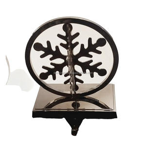 Snowflake <b>stocking</b> metal" primarily refers to decorative metal <b>stocking</b> <b>holders</b> featuring a snowflake design - Product Image 5