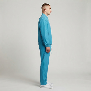 Custom Made Clothing Windbreaker <b>Jacket</b> and Nylon Track Pants Detachable Zip up Nylon Sweatsuit Set Men Windbreaker Tracksuit - Product Image 2