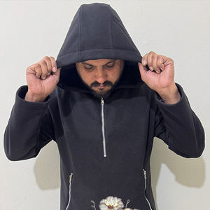 Suministro Directo de Fábrica, Sudaderas Modestas Largas para Hombre, Fabricación Pakistaní, Ropa Urbana, Sudadera 100% Algodón para Hombre en Venta - Product Image 2