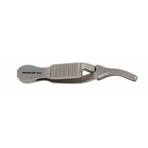Precision Micro Instrument Delicate Tissue Handling Medical Dieffenbach Serrefine <b>Clamp</b> Curved Surgical Hemostat Manual 4.5 cm - Product Image 4