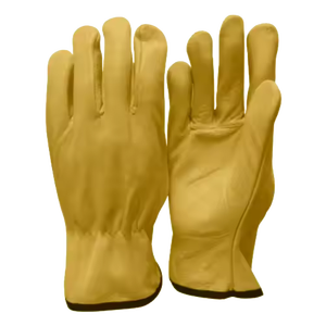 Gants de conducteur personnalisés en cuir de chèvre robuste, protection industrielle des mains, durabilité, gants de jardinage - Product Image 3