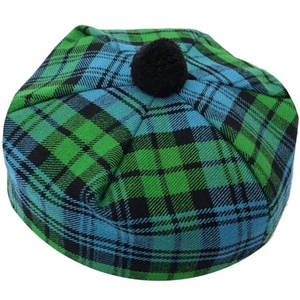 Chapeau Tam O'Shanter pour homme, style ancien Campbell, en tissu Balmoral à carreaux écossais - Product Image 2