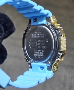 Sky Blue Moissanite <b>Watch</b> Iced Out Hip Hop Jewellery Diamond Bust Down Mens <b>Watch</b> Luxury VVS1 - Product Image 4
