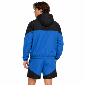 Nylon Windbreaker Waterproof Hooded <b>jacket</b> for men Matching Shorts Tracksuit Custom Logo <b>Lightweight</b> Outdoor Rainwear Wholesale - Product Image 2