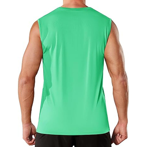 Running Tanks Dry Fit <b>Athletic</b> Workout Tank Tops Gym Stringer Muscle Tank Tops Men's Stretch Cool Dry Sleeveless Workout Shirts - Product Image 5