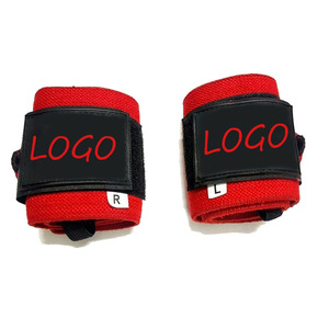 Bandes de compression flexibles professionnelles pour la musculation, la gym et le fitness - Polyester et coton avec fermeture à boucle magnétique - Product Image 5