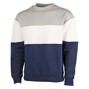 Sudadera de cuello redondo lisa de manga larga informal de talla grande para hombre, personalizada por proveedor, al por mayor - Product Image 2