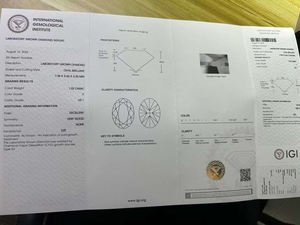 Diamantes Sueltos al por Mayor de 1-3 Quilates, Corte Ovalado, HPHT CVD, Cultivados en Laboratorio, Certificados por IGI, Claridad VVS, para la Fabricación de Joyas - Product Image 3