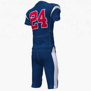 Custom American Football Uniform Set Compression Jersey And Pants Team Training Match Wear - Product Image 2
