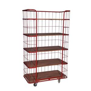 Étagère industrielle en bois à 4 niveaux, autoportante, modulaire, écologique, pour la maison, le bureau, rangement moderne - Product Image 3