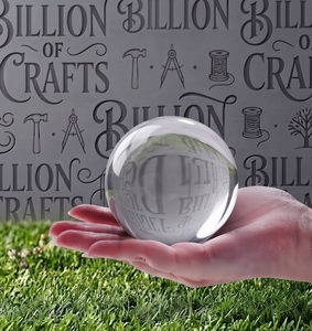 Custom Clear Resin Handmade <b>Paperweight</b> Spheres 25mm 40mm 50mm 60mm 80mm 100mm Transparent Decorative - Product Image 1