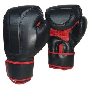 Mini gants de boxe professionnels en cuir de vachette 8oz 12oz 16oz Logo personnalisé équipement d'arts martiaux pour enfants - Product Image 1
