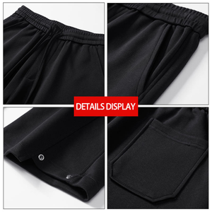 Pantalones Deportivos de Lona de Peso Medio para Hombre, Talla Grande, con Logotipo Personalizado, 100% Algodón, Corte Recto, Casuales, Venta al Por Mayor de Fábrica - Product Image 6