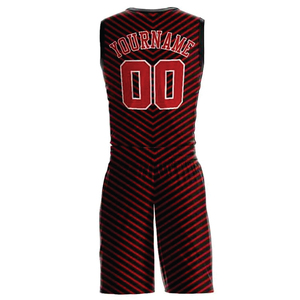 Tenues de basketball personnalisées réversibles et respirantes sans manches pour hommes et femmes, ensembles de maillots imprimés par sublimation pour l'entraînement sportif - Product Image 5