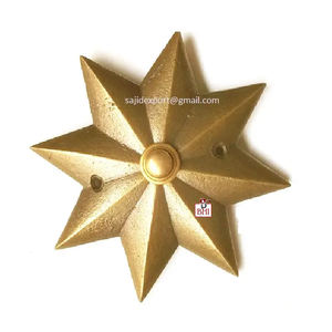 Campana de puerta de estrella decorativa única moderna de lujo, campana de botón con cable de hierro, campana de puerta decorativa de hierro, interruptor de botón - Product Image 1