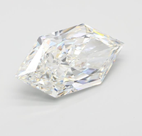 Diamant de laboratoire certifié IGI 7,03 carats, taille marquise hollandaise, couleur E, clarté VS1, coupe hexagonale, modèle IGI LG 833652713 ROYAL GEMS FOR JEW