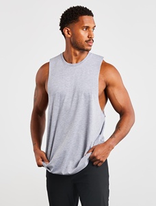 Camiseta sin mangas deportiva para hombre, transpirable, 100% algodón, estilo urbano, para gimnasio y entrenamiento. - Product Image 4