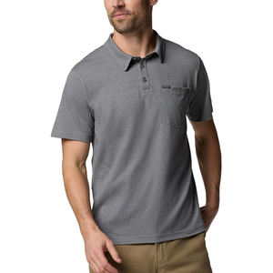 Chemises polo pas chères, rouges, à séchage rapide, pour hommes, personnalisables, imprimées ou unies. - Product Image 5