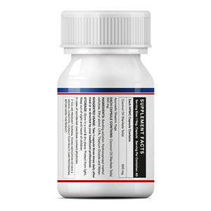 Capsules d'huile de noix de coco 500 mg extra vierge pressée à froid Narikela Taila, 60 capsules végétariennes en gélule molle - Product Image 4