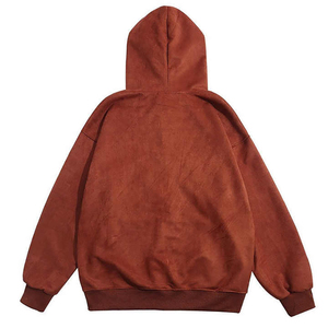 Sudadera con Capucha Unisex de Forro Polar para Invierno, Tejido Grueso y Cálido, Corte Holgado, Cómoda, Sudadera de Algodón para Hombre, Suave y Transpirable - Product Image 2