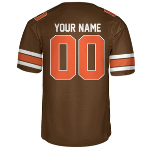 Jersey de Fútbol Americano OEM de Primera Calidad, Diseño Personalizado al por Mayor, 100% Poliéster, Unisex, Manga Corta, Antibacteriano, Transpirable, en Oferta - Product Image 5