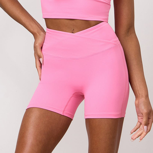 Comfortable Home Thin Section Loose Thin Casual <b>Drawstring</b> A-line Wide-leg Pants Sports Yoga Summer Shorts Biker Women's Shorts - Product Image 1