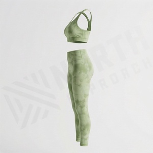 Conjuntos Deportivos de Alta Calidad para Mujer, Leggings Scrunch, Bra, Top de Manga Larga, Ropa Deportiva para Yoga y Ejercicio - Product Image 3
