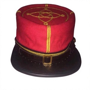 Casquette Képi d'Officier Confédéré Personnalisée 100% Laine Broderie Main Motif Photo Services Professionnels Réglable Décontractée Unisexe - Product Image 1
