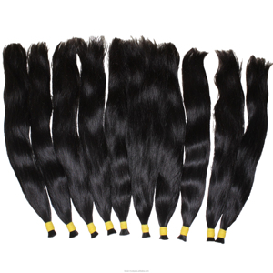 Cheveux humains vierges 100% naturels, texture Yaki lisse, sans produits chimiques, à double extrémité super épaisse pour un look de salon classique - Product Image 4