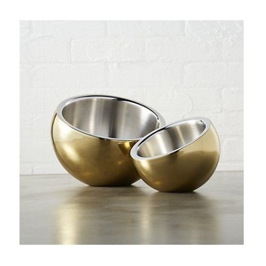 Bol à dattes en métal poli de qualité supérieure avec finition lisse pour hôtels, restaurants, événements religieux - Product Image 4