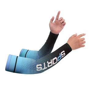 Mangas de brazo unisex personalizadas al por mayor para sublimación, 100% poliéster, de secado rápido, transpirables, con protección UV, elásticas de silicona antideslizantes - Product Image 5