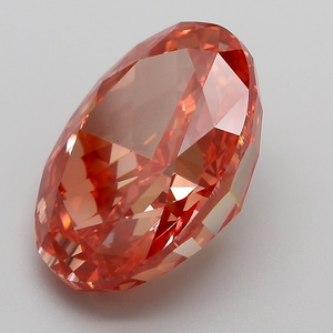 Diamant rose vif fantaisie certifié IGI, cultivé en laboratoire, taille ovale, diamant non monté pour la vente en gros de bijoux fins - Product Image 5
