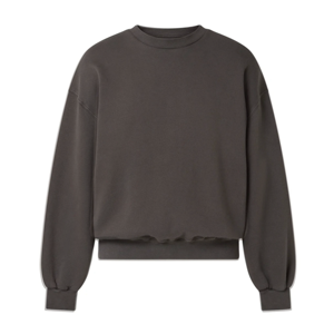 Unisex Drop Shoulder <b>Sweatshirt</b> Pullover Rusty <b>Pink</b> Color Casual Long Sleeve Regular Fit Autumn Wear Knitted Solid Cotton - Product Image 6