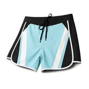 Custom Black Blue <b>Men</b> Surf Board Shorts Quick Dry Swim <b>Trunks</b> Sublimation Printed Beach Water Sports Shorts Factory OEM ODM - Product Image 1