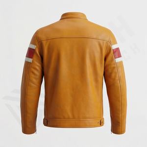 Veste en cuir pour enfants NAI-K08, style motard, vêtement de protection pour moto, couleur personnalisée - Product Image 2
