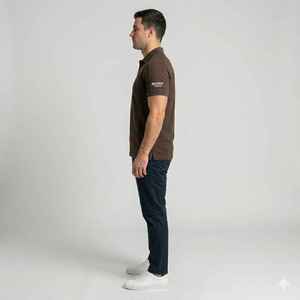 Chemises polo douces personnalisées, vente directe d'usine, grandes tailles, col rabattu, design personnalisé, respirantes, pour hommes - Product Image 4