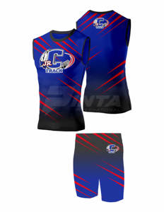 Ropa de Entrenamiento, Nuevo Estilo, Uniforme de Atletismo, Impresión de Logotipo Personalizado, Venta Especial, Uniformes de Atletismo Personalizados - Product Image 3