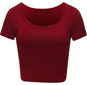 Trendy Women's Crop Tops for Everyday Wear Regular Fit Comfortable Soft Fabric Eco-Friendly Wholesale - Product Image 1
