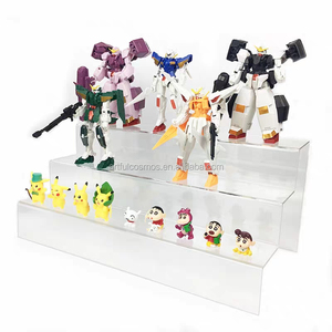 Custom <b>clear</b> Display Rack 3 Step Ties Acrylic Display Risers Stand Acrylic Display Shelf for Cosmetic,<b>Wallet</b> , Toys Decoratives - Product Image 5