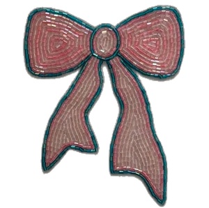 Nœud de cheveux fait main tendance avec perles et broderies de perles, style bohème chic pour femme moderne - Product Image 5