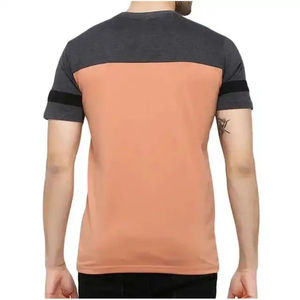 T-shirt de sport personnalisé en sérigraphie, directement de l'usine, pour hommes, coupe ample, haut d'entraînement, séchage rapide, évacuation de l'humidité, 100% coton, fitness - Product Image 3