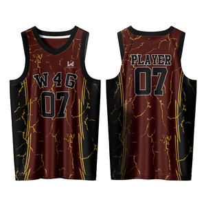 Uniforme de Baloncesto Personalizado de Secado Rápido, Anti-Bacteriano, con Cuello en V y Sin Mangas, Personalizable con el Nombre del Equipo - Product Image 6