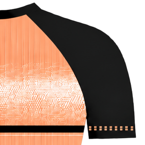 Maillot de sport personnalisé noir pêche à manches courtes et col ras du cou, respirant, pour l'entraînement athlétique, uniforme d'équipe, chemise de performance - Product Image 4