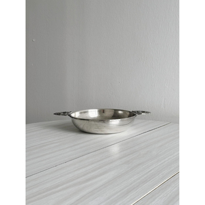 Objeto decorativo hecho a mano para mesa, frutero de metal, tazón de acero inoxidable brillante y pulido, tazones decorativos para ensalada para fiestas - Product Image 1