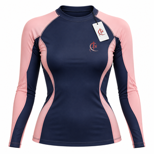 Camiseta de Manga Larga para Mujer, de Secado Rápido, Anti-UV y Ecológica, para Natación, Surf y Entrenamiento, Transpirable - Product Image 1