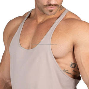 Débardeurs pour hommes respirants à motif 3D, grande taille, style streetwear, logo personnalisé OEM, design d'été, fitness, 100% coton - Product Image 1